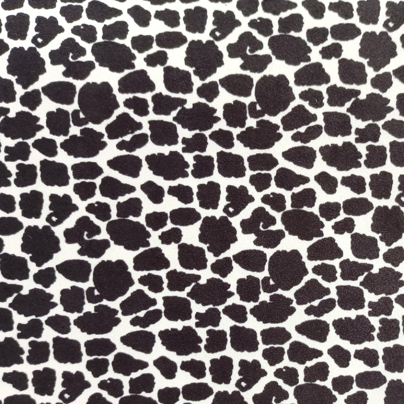 Genbrug polyester leopard print